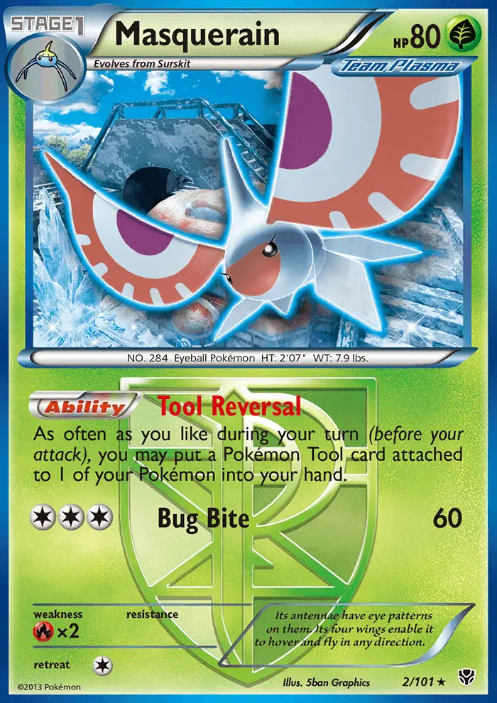 Image of the card Masquerain
