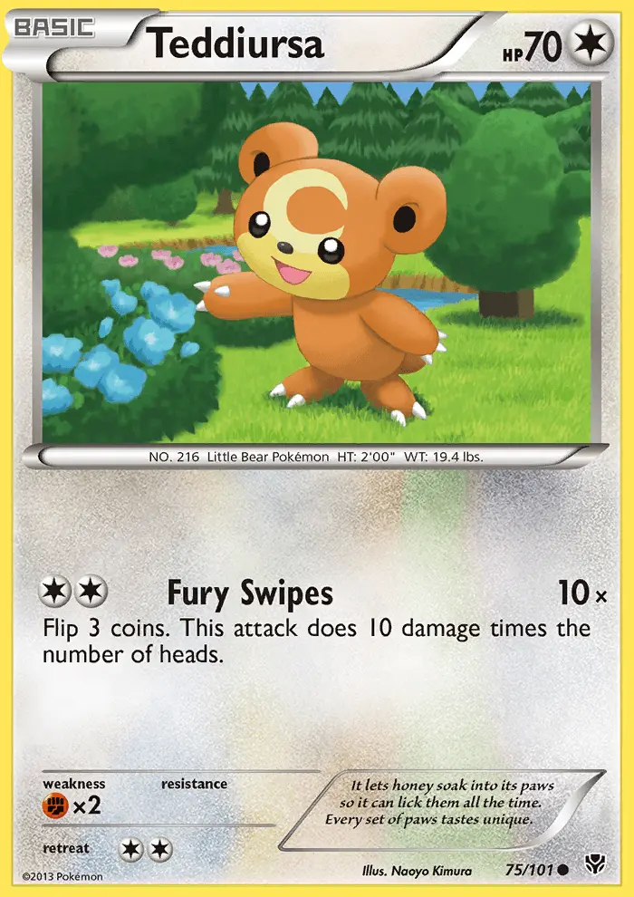 Image of the card Teddiursa