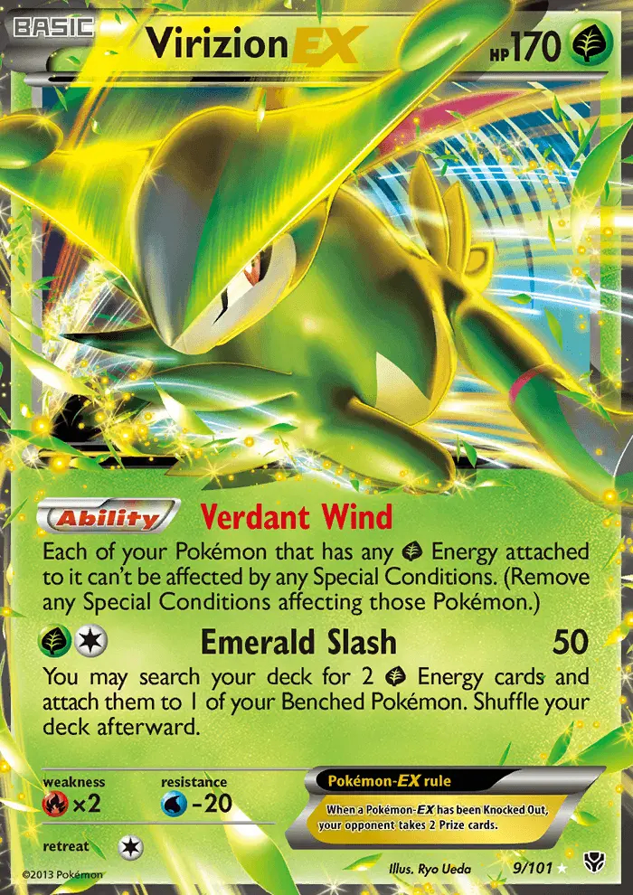 Image of the card Virizion-EX