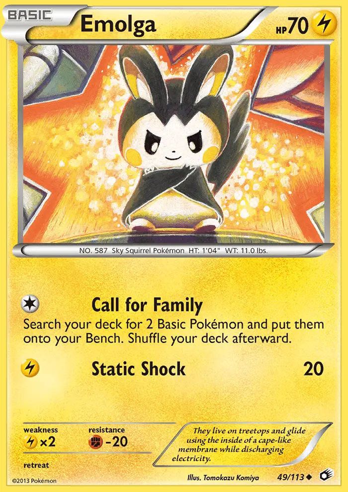 Image of the card Emolga