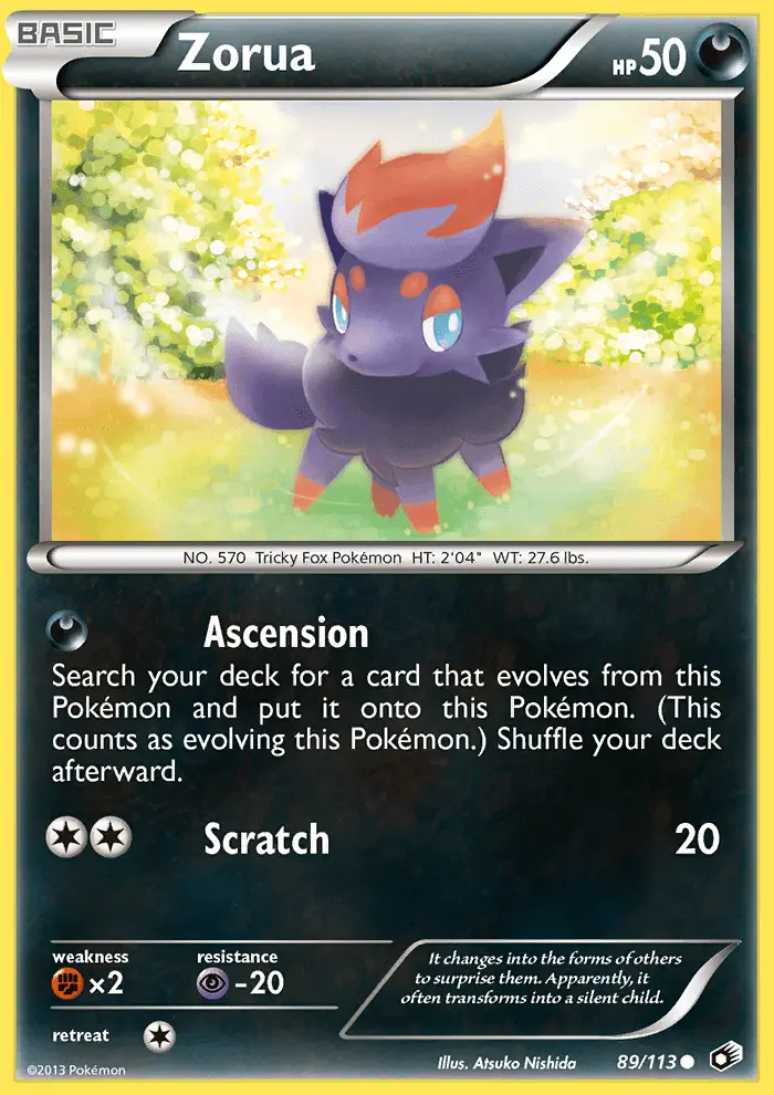 Image of the card Zorua