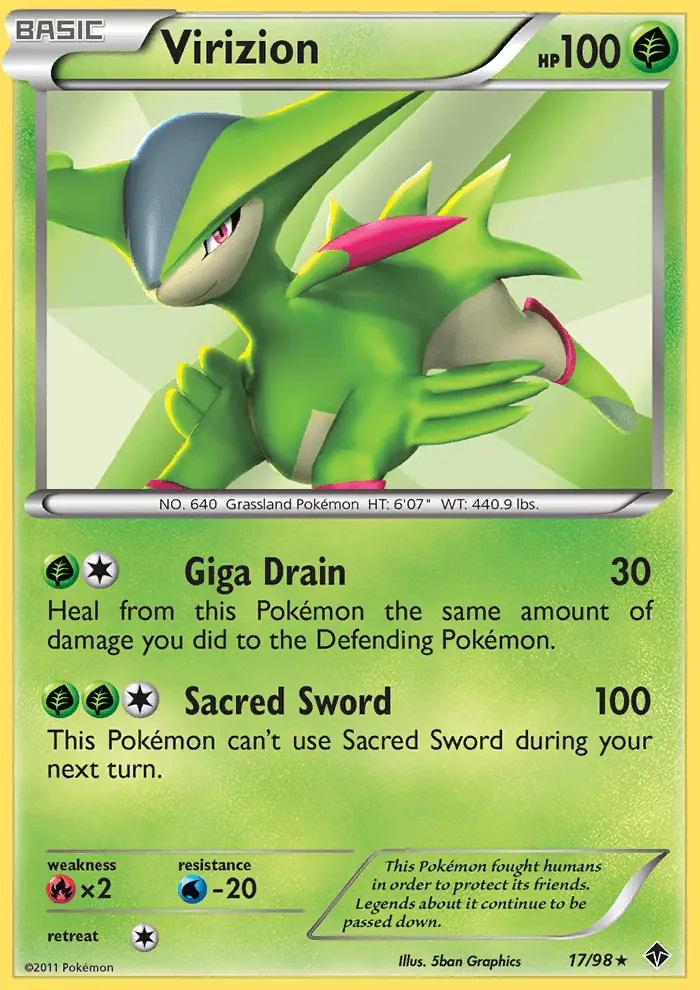 Image of the card Virizion