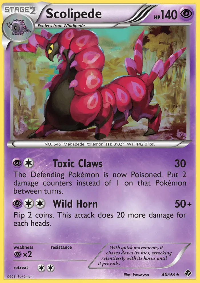 Image of the card Scolipede