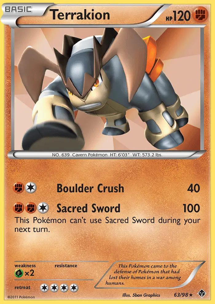Image of the card Terrakion
