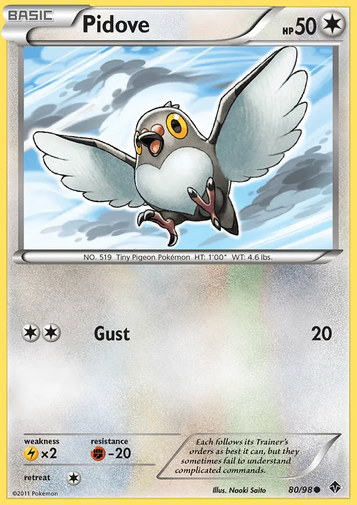 Image of the card Pidove