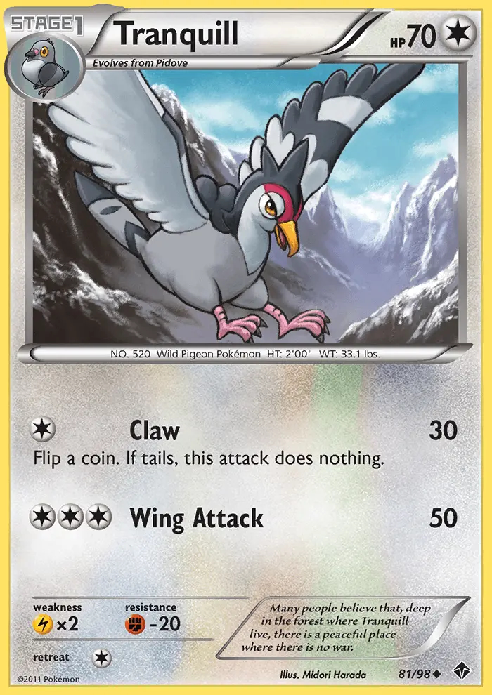 Image of the card Tranquill