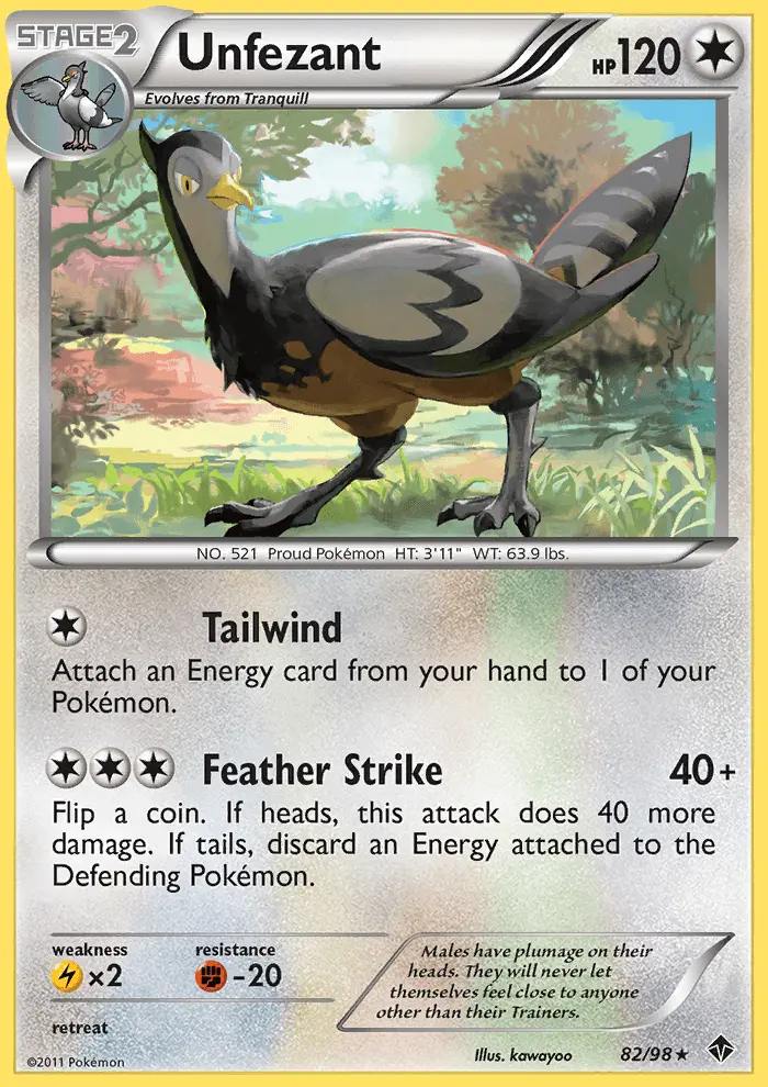 Image of the card Unfezant
