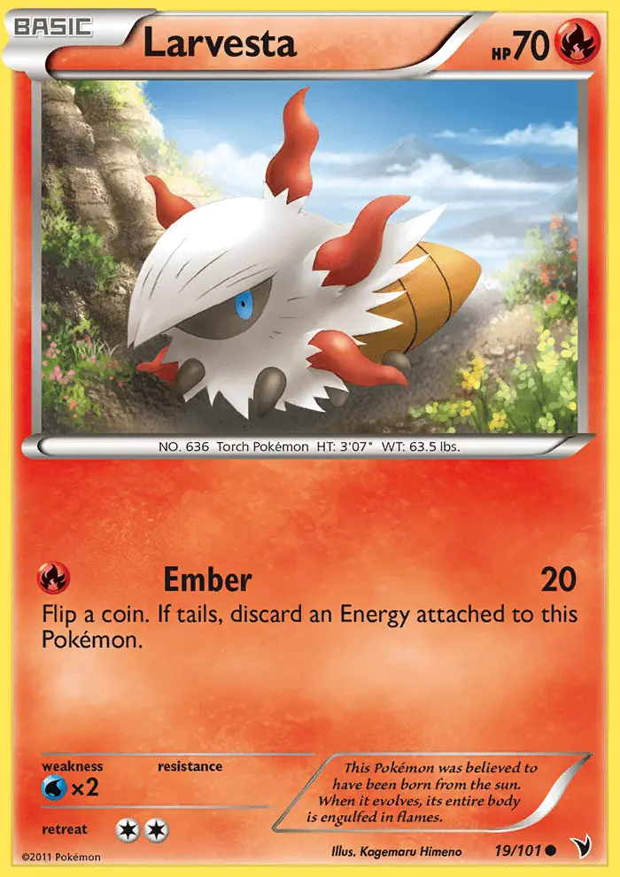 Image of the card Larvesta