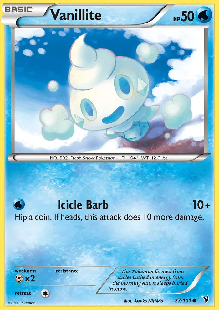 Image of the card Vanillite