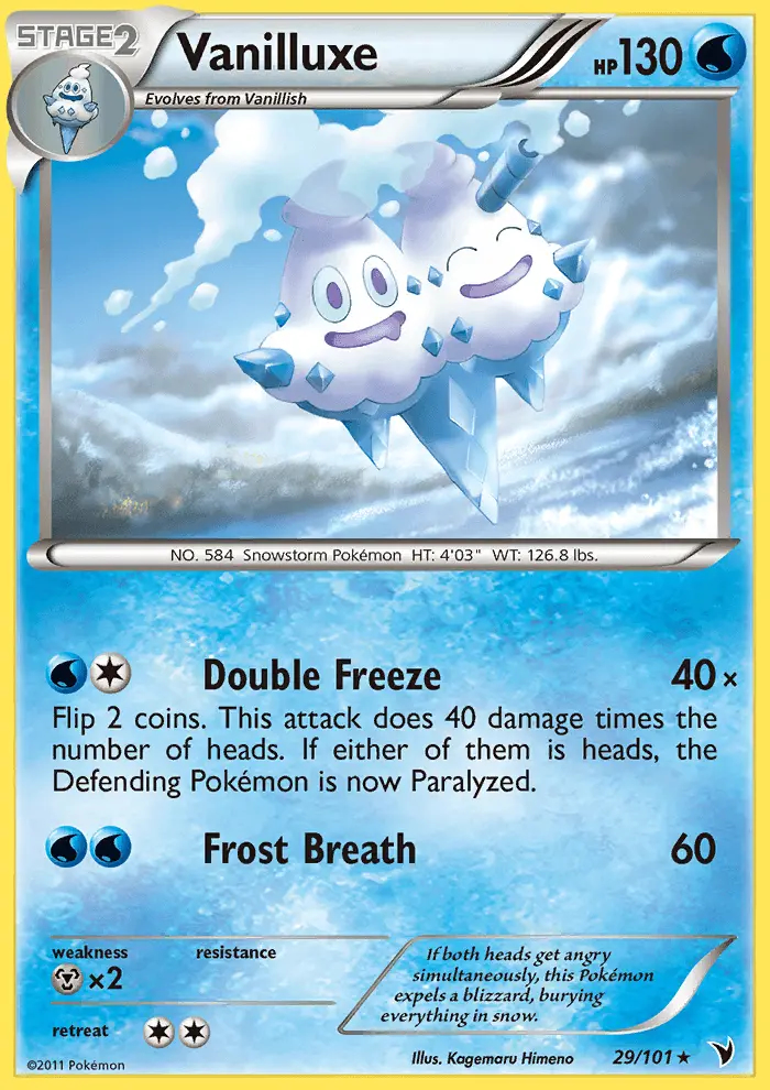 Image of the card Vanilluxe
