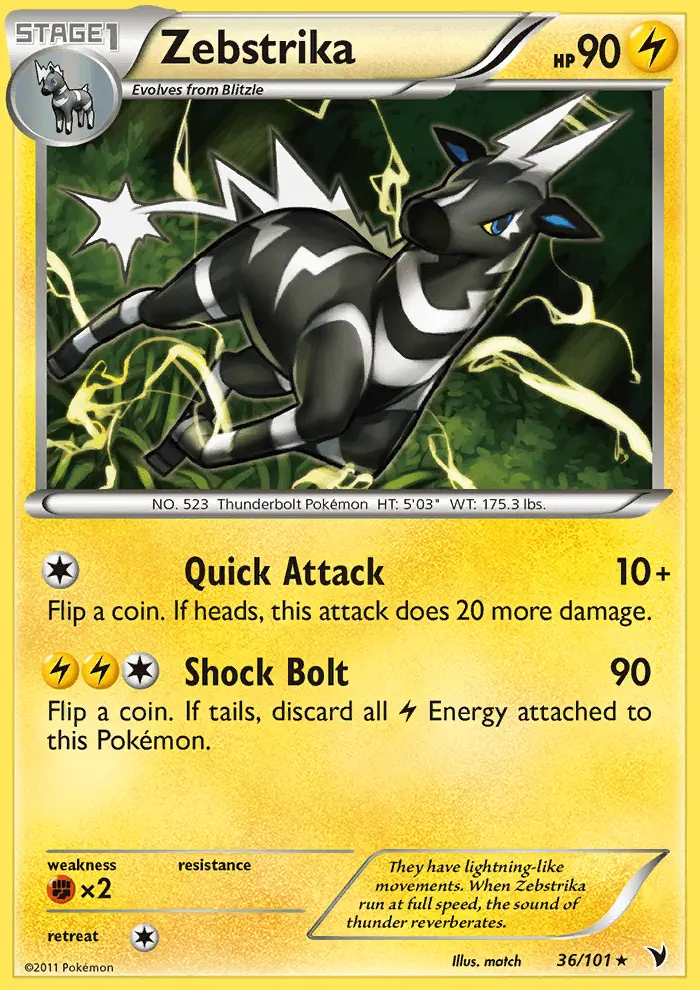 Image of the card Zebstrika