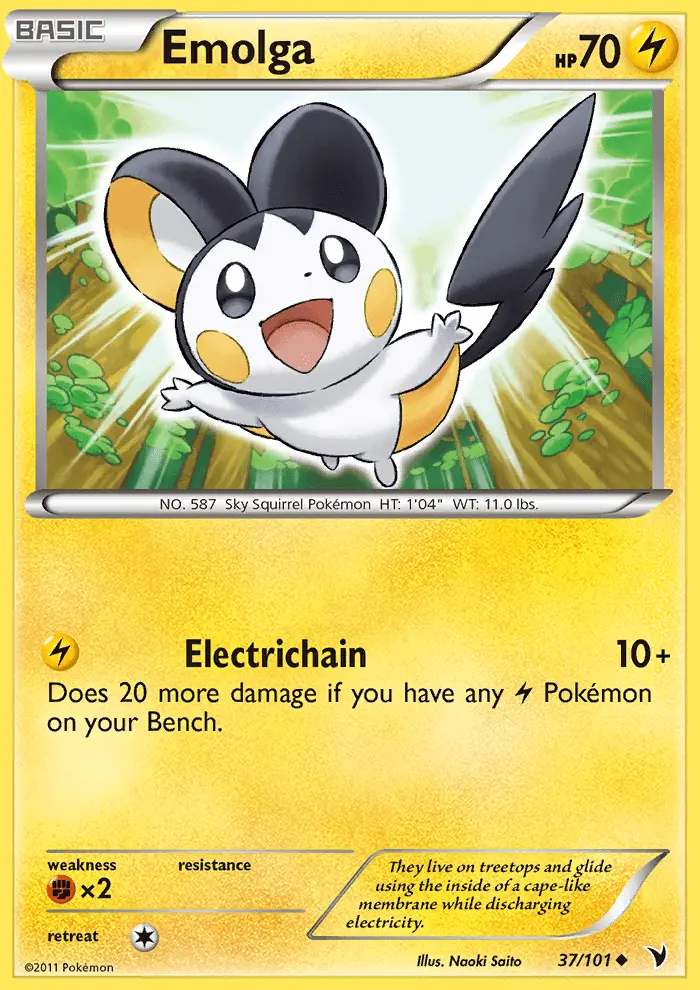 Image of the card Emolga