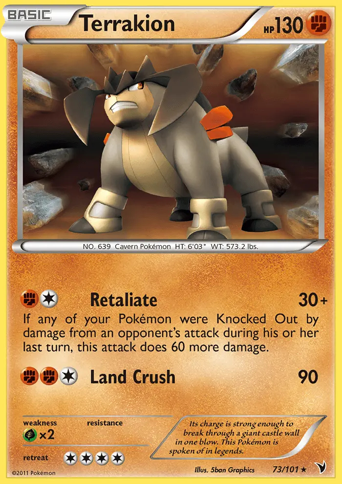 Image of the card Terrakion