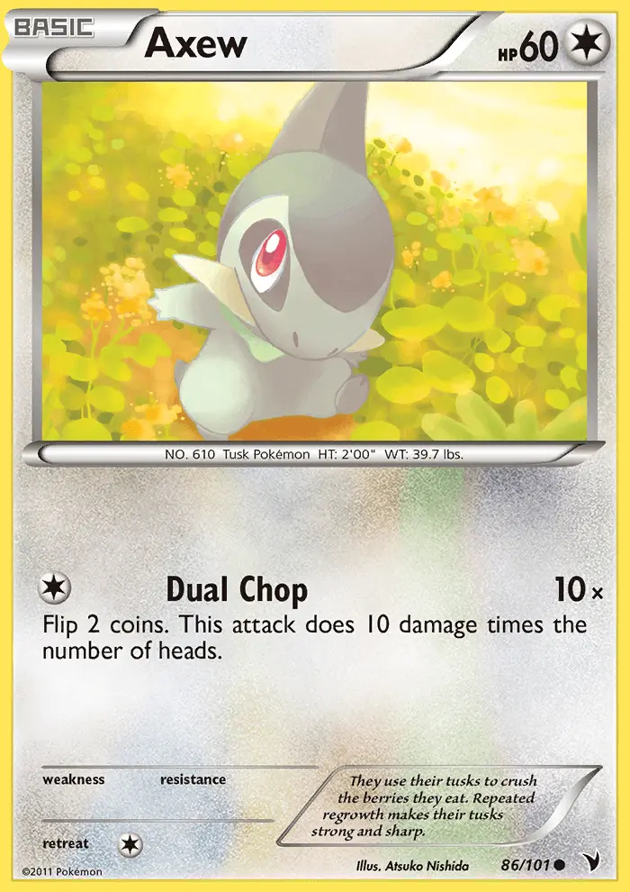 Image of the card Axew