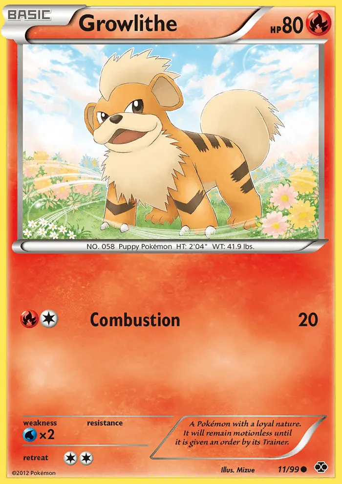 Image of the card Growlithe