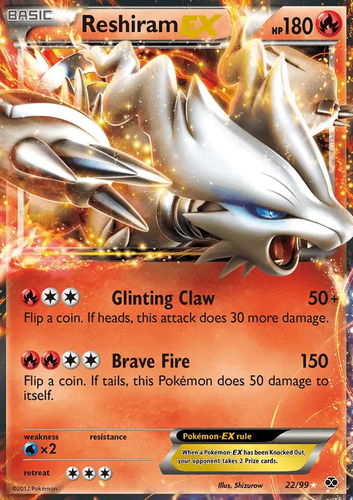 Image of the card Reshiram-EX