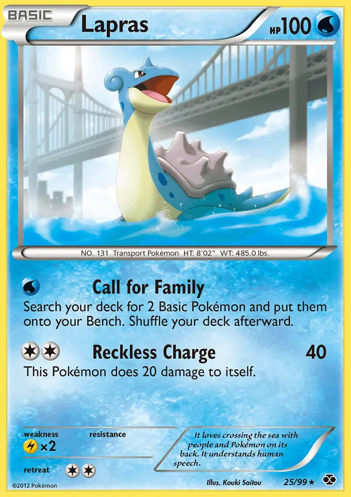 Image of the card Lapras