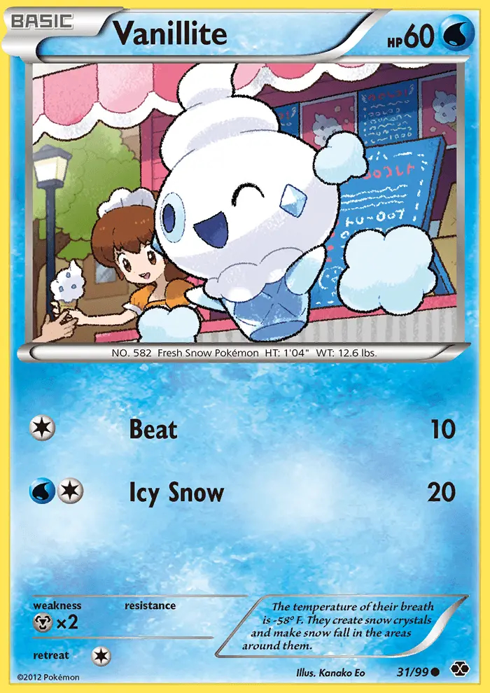 Image of the card Vanillite