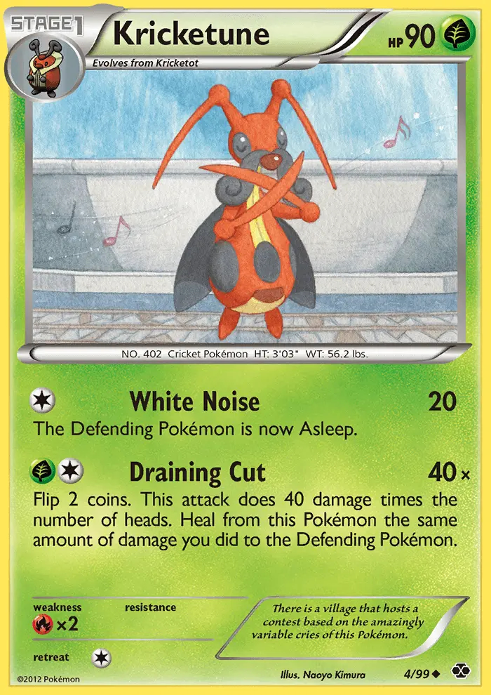 Image of the card Kricketune