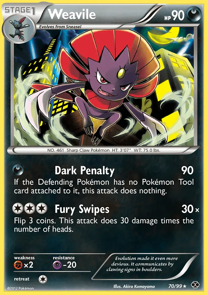 Image of the card Weavile