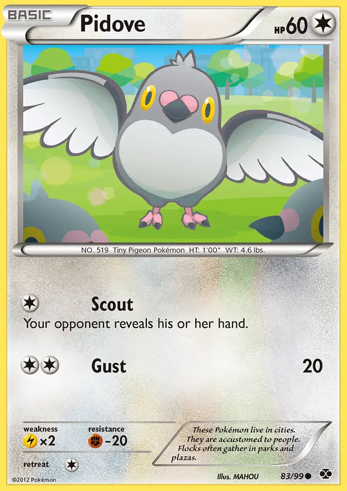 Image of the card Pidove