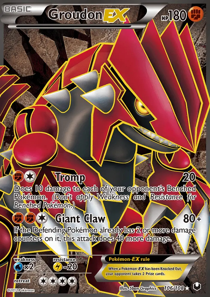 Image of the card Groudon-EX