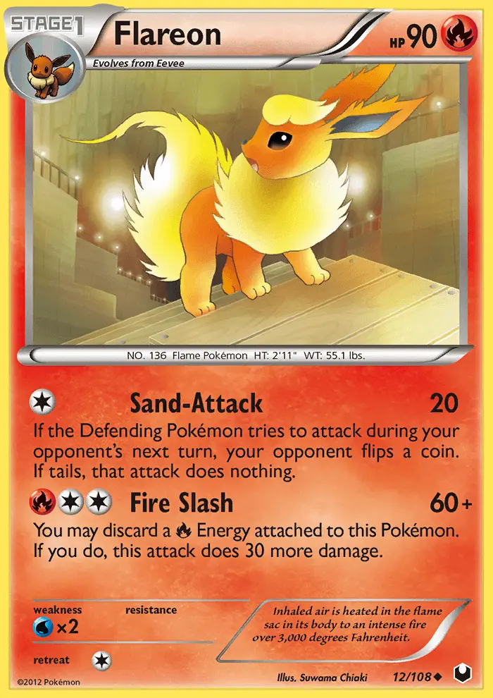 Image of the card Flareon