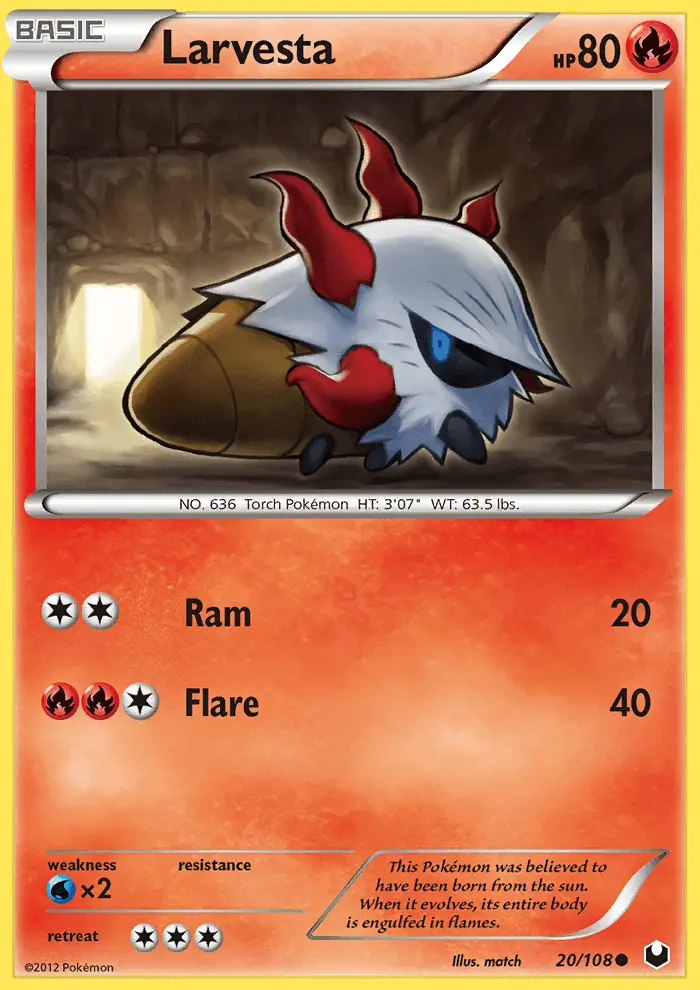 Image of the card Larvesta