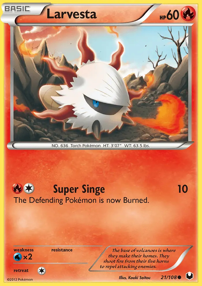 Image of the card Larvesta