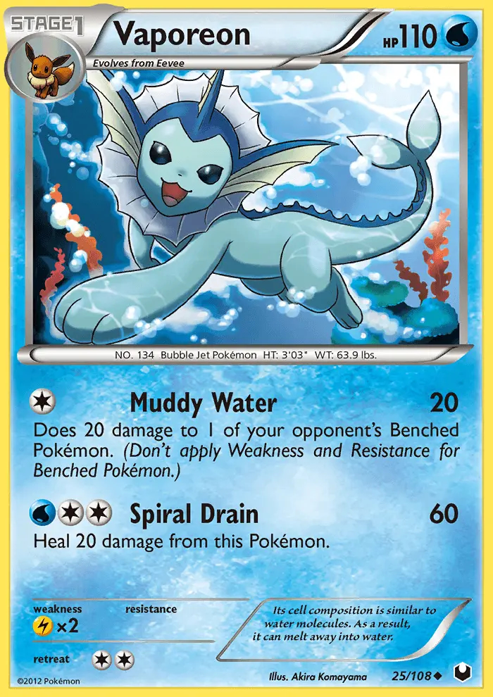Image of the card Vaporeon