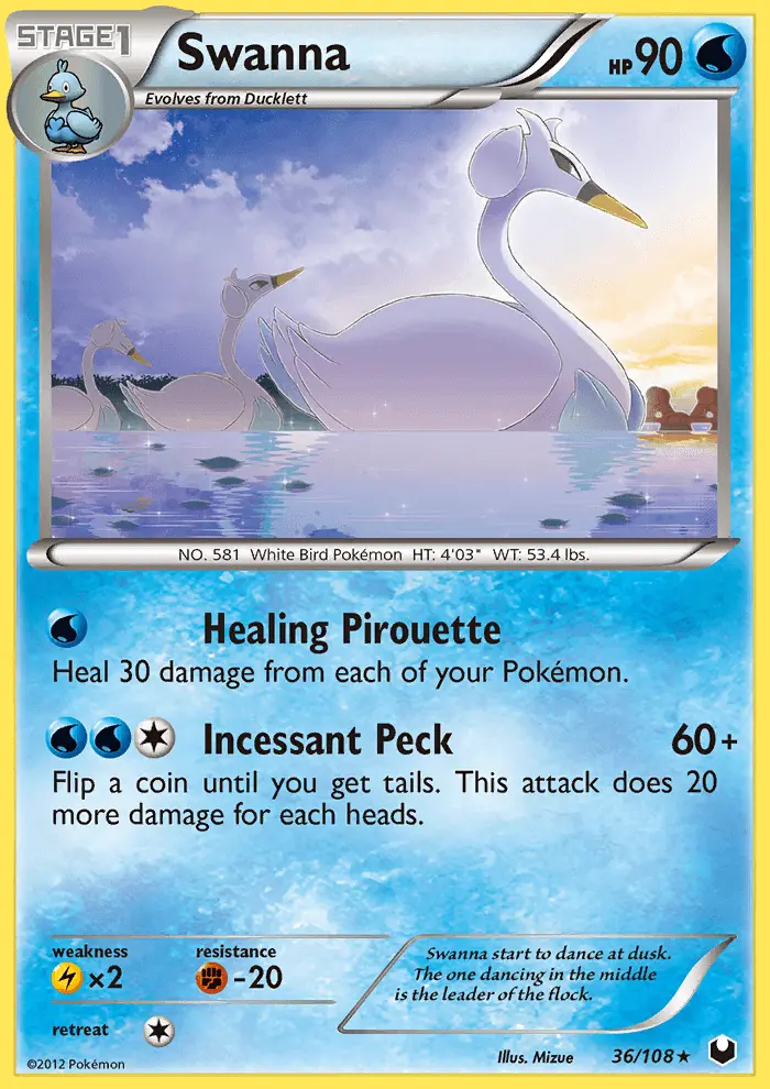 Image of the card Swanna