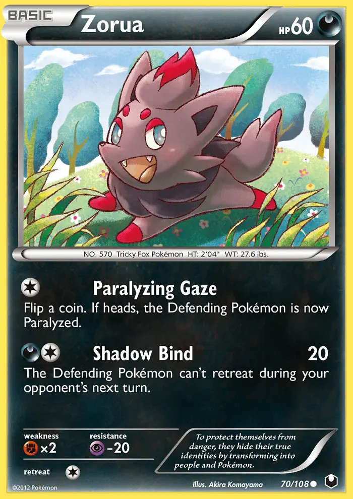 Image of the card Zorua