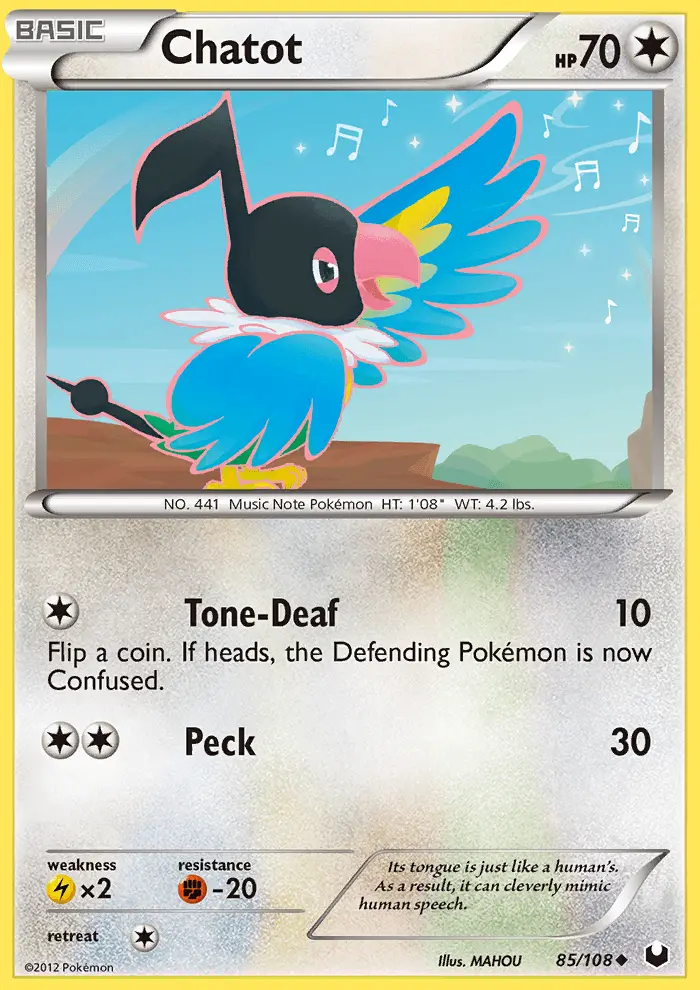 Image of the card Chatot