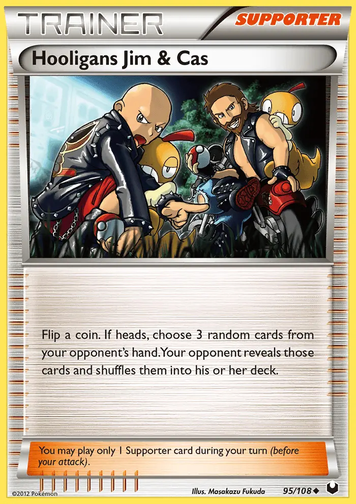 Image of the card Hooligans Jim & Cas