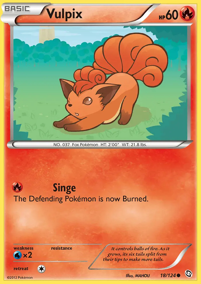 Image of the card Vulpix