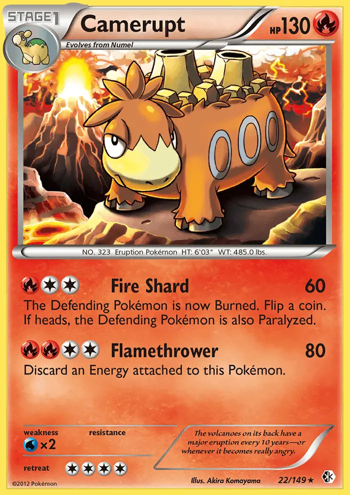 Image of the card Camerupt