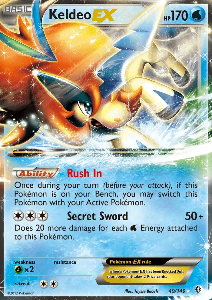 Image of the card Keldeo-EX