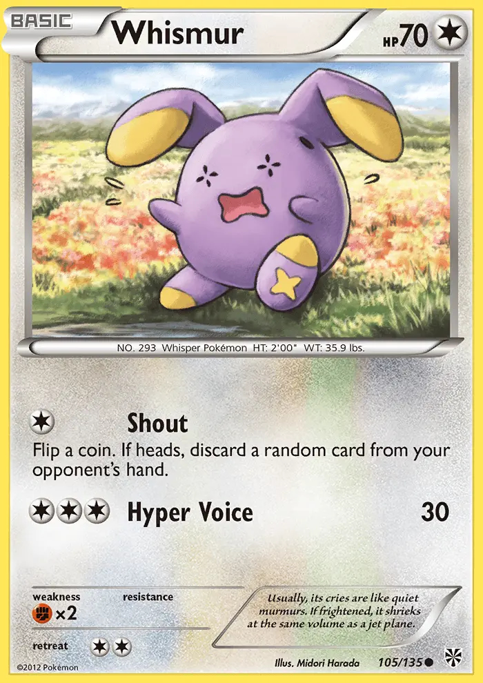 Image of the card Whismur