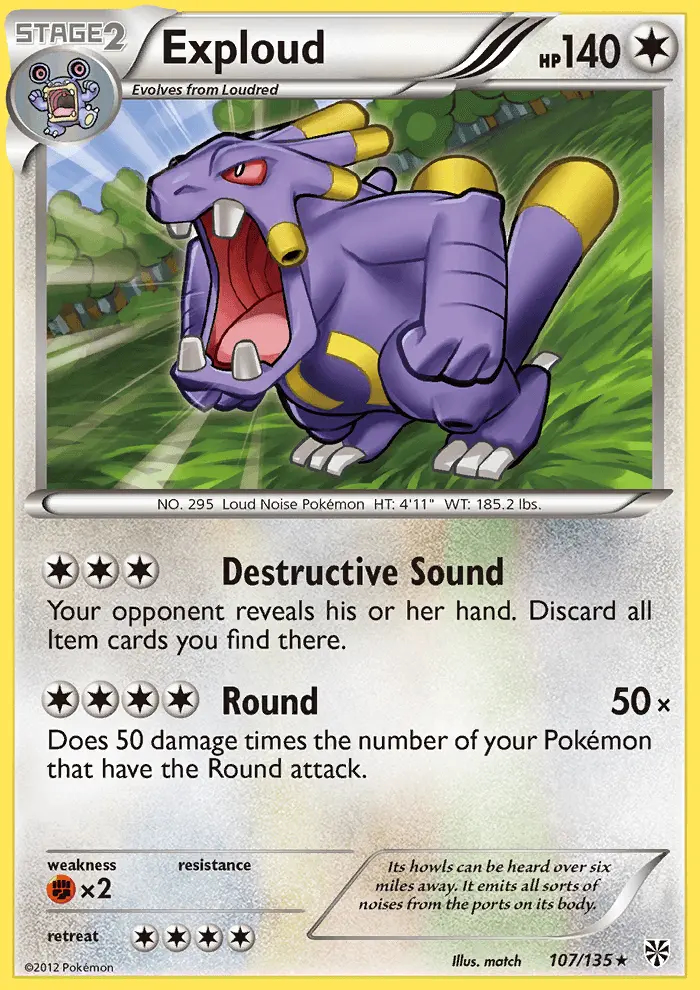 Image of the card Exploud