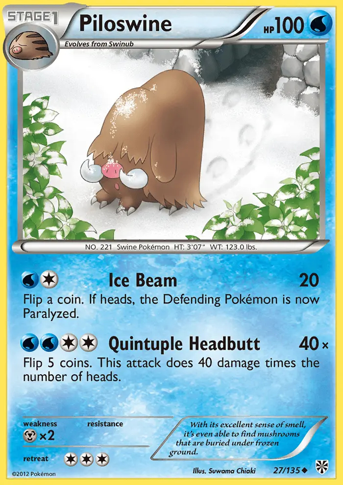 Image of the card Piloswine