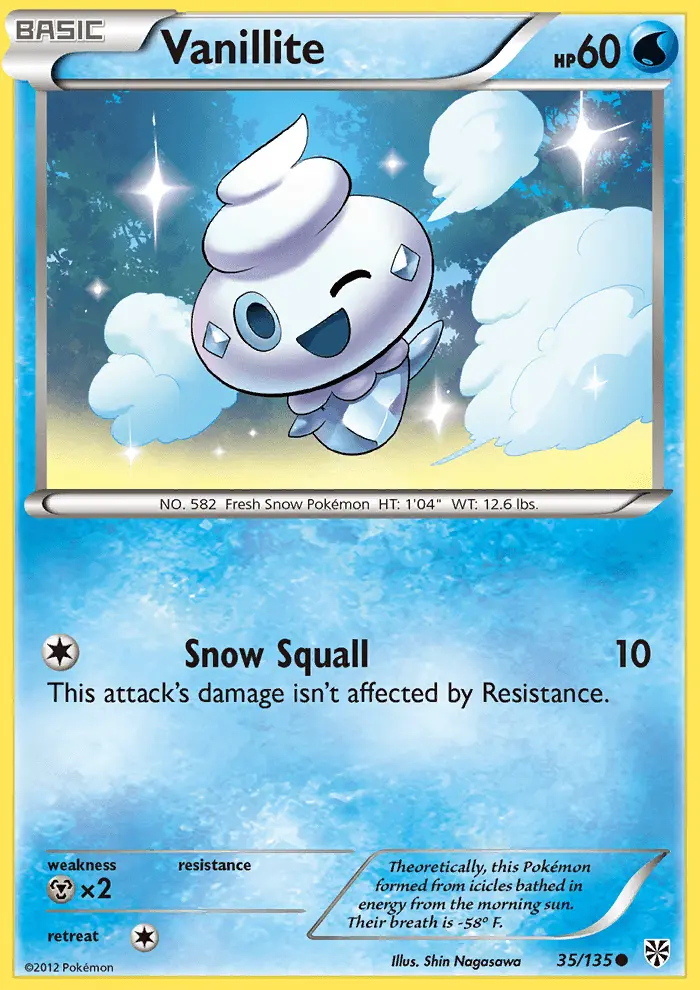 Image of the card Vanillite