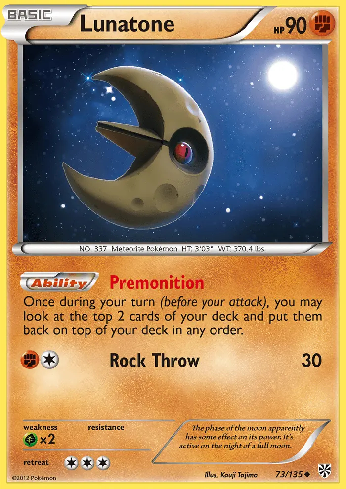Image of the card Lunatone