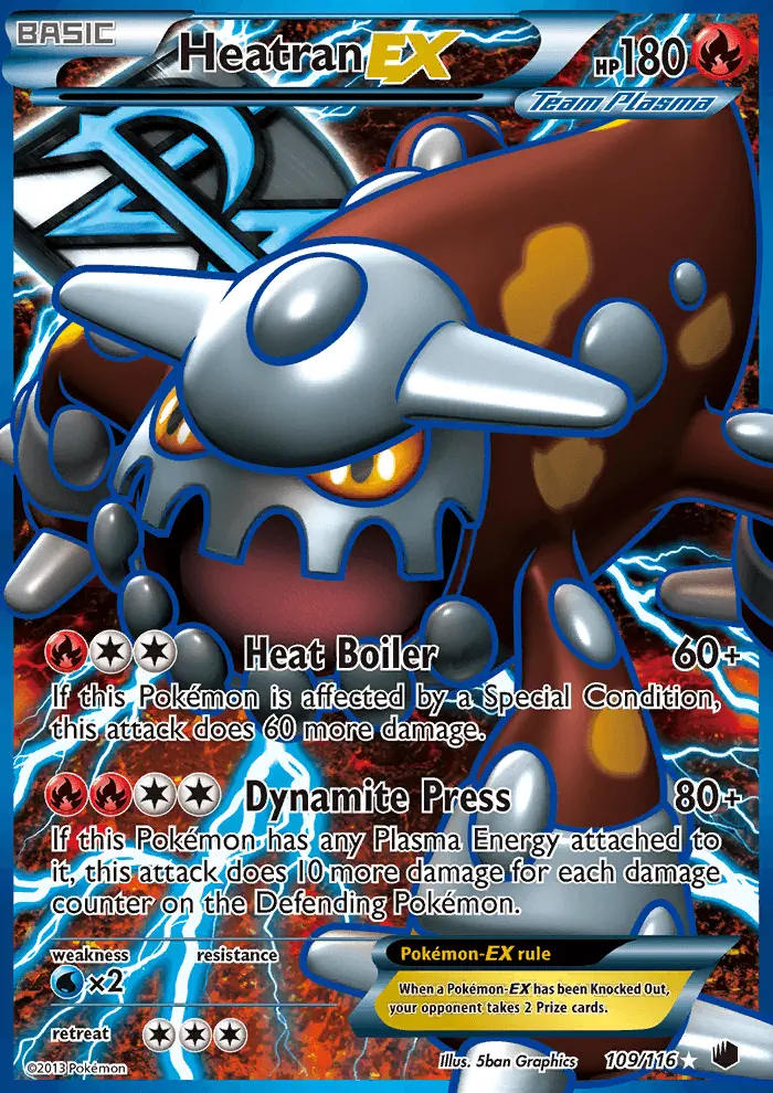 Image of the card Heatran-EX