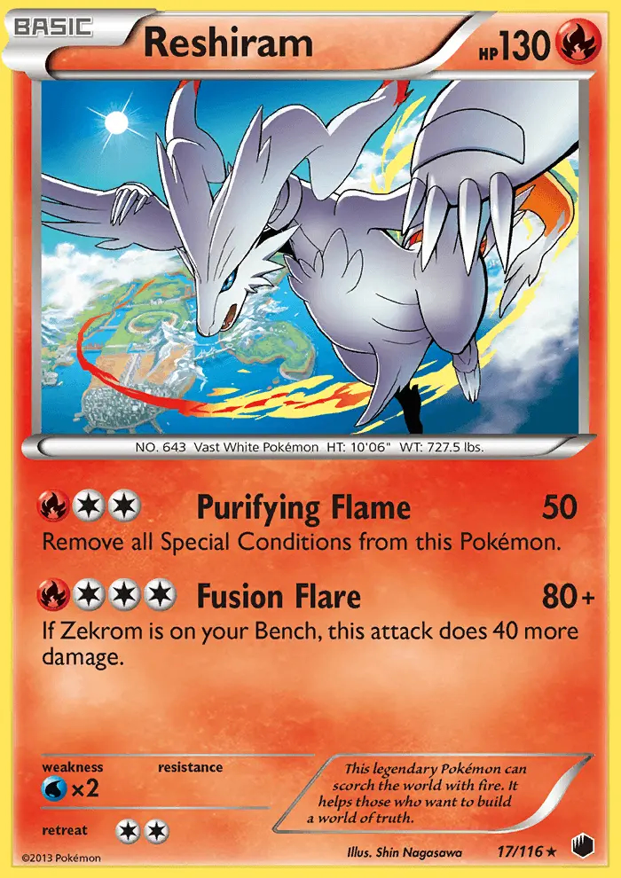 Image of the card Reshiram