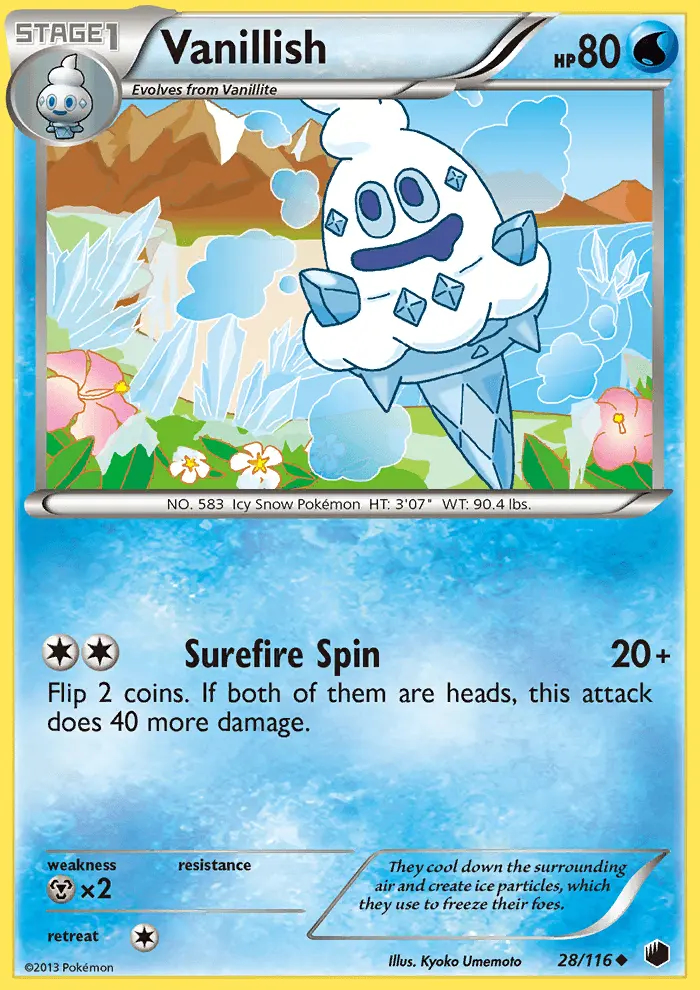 Image of the card Vanillish