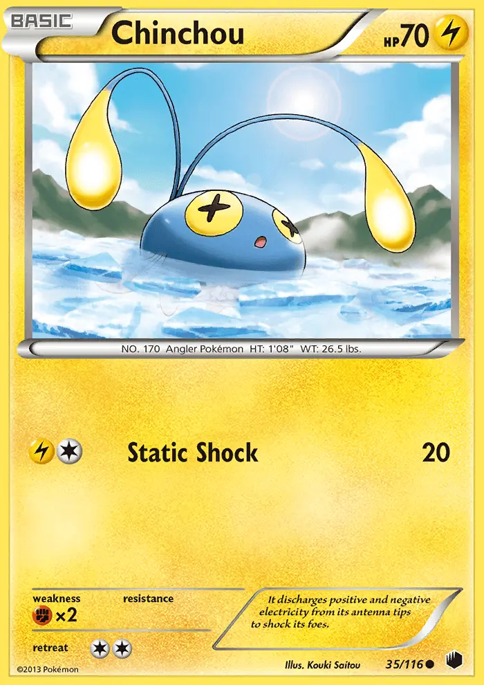 Image of the card Chinchou