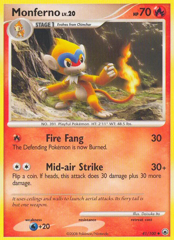 Image of the card Monferno