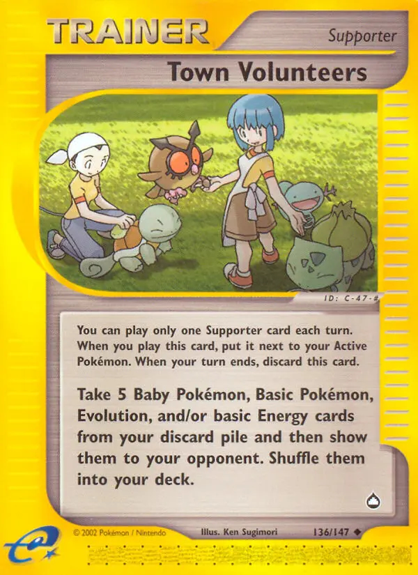 Image of the card Town Volunteers