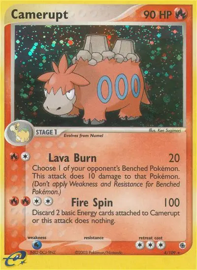 Image of the card Camerupt
