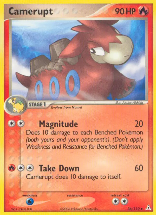 Image of the card Camerupt